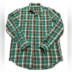 Polo Ralph Lauren Green Multi Plaid Workshirt